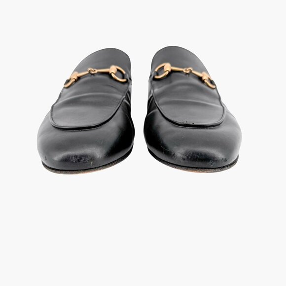 Gucci Princetown Horsebit Loafer Mule Size 38.5 US 8.5 Black Leather Flat Shoe - Picture 6 of 16
